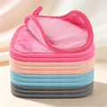 Reusable Microfiber Makeup Remover Pads – Soft & Skin-Friendly, Water-Only Cleansing, Multi-Color, Travel-Friendly